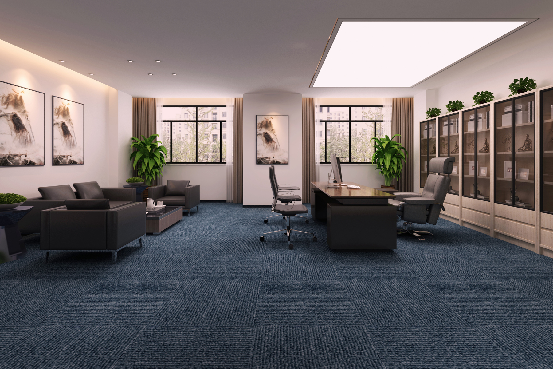 从设计到施工全把控！安徽办公楼装修标杆企业实力展现(图4)