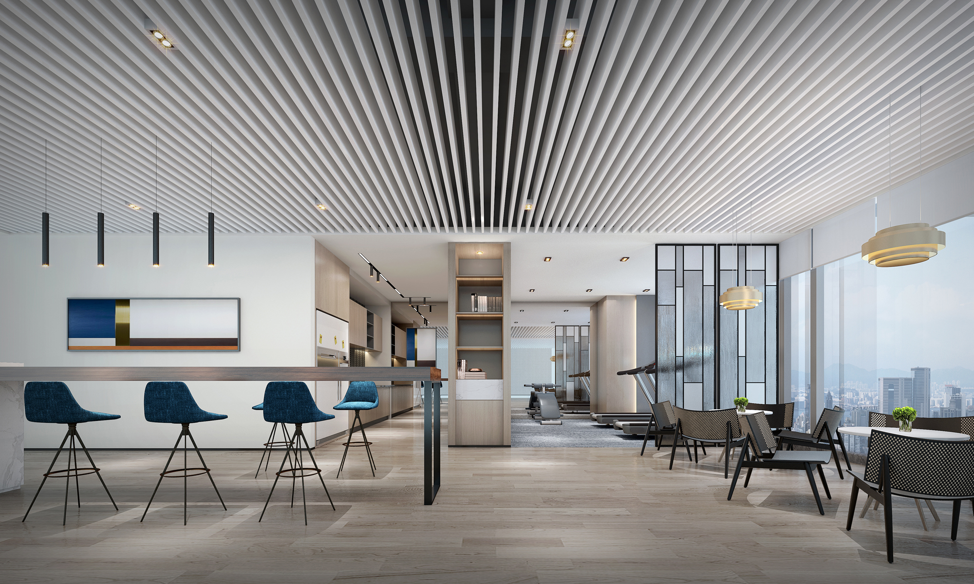 宣城现代办公新标杆，合肥半山装饰演绎高端装修艺术(图1)