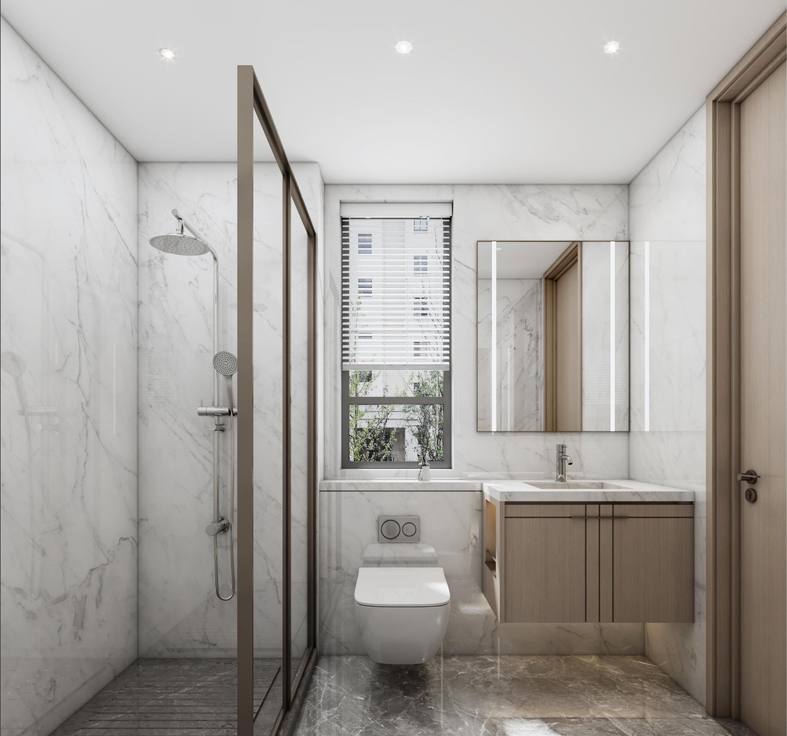 淮北.华松.蘭墅香汐B户型轻奢风样板间装饰工程(图15)