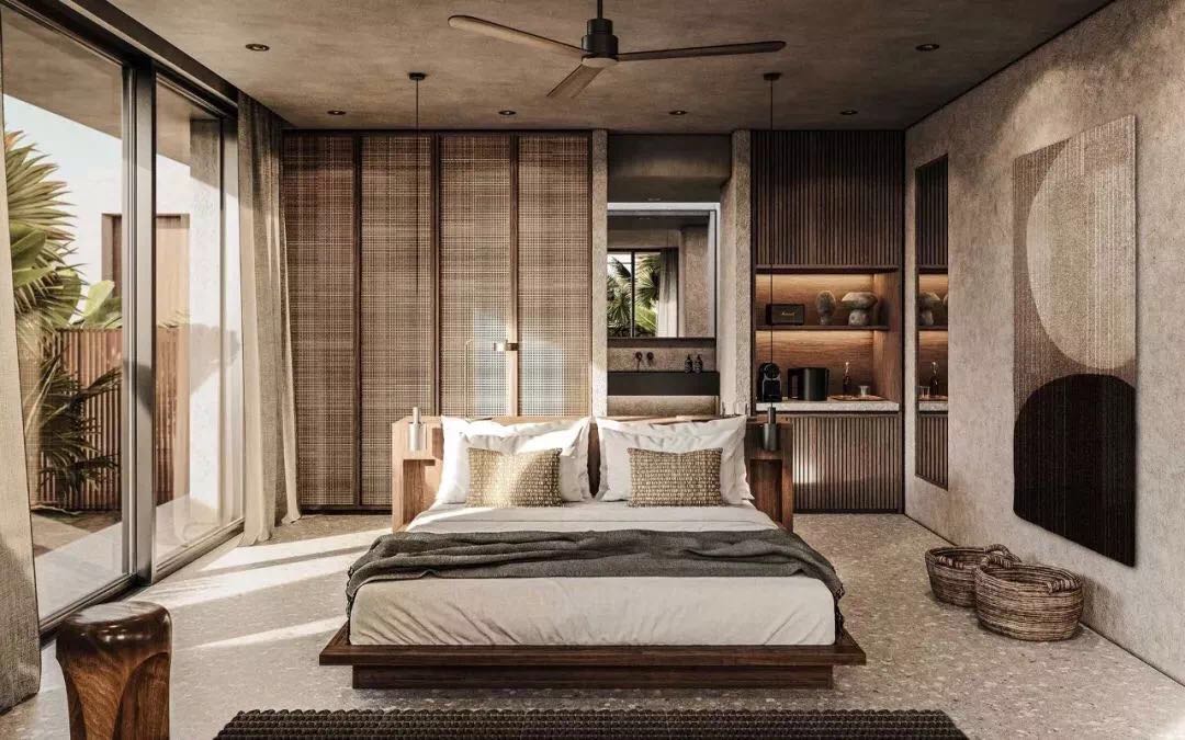 淮北民宿---侘寂风民宿客房设计(图1)