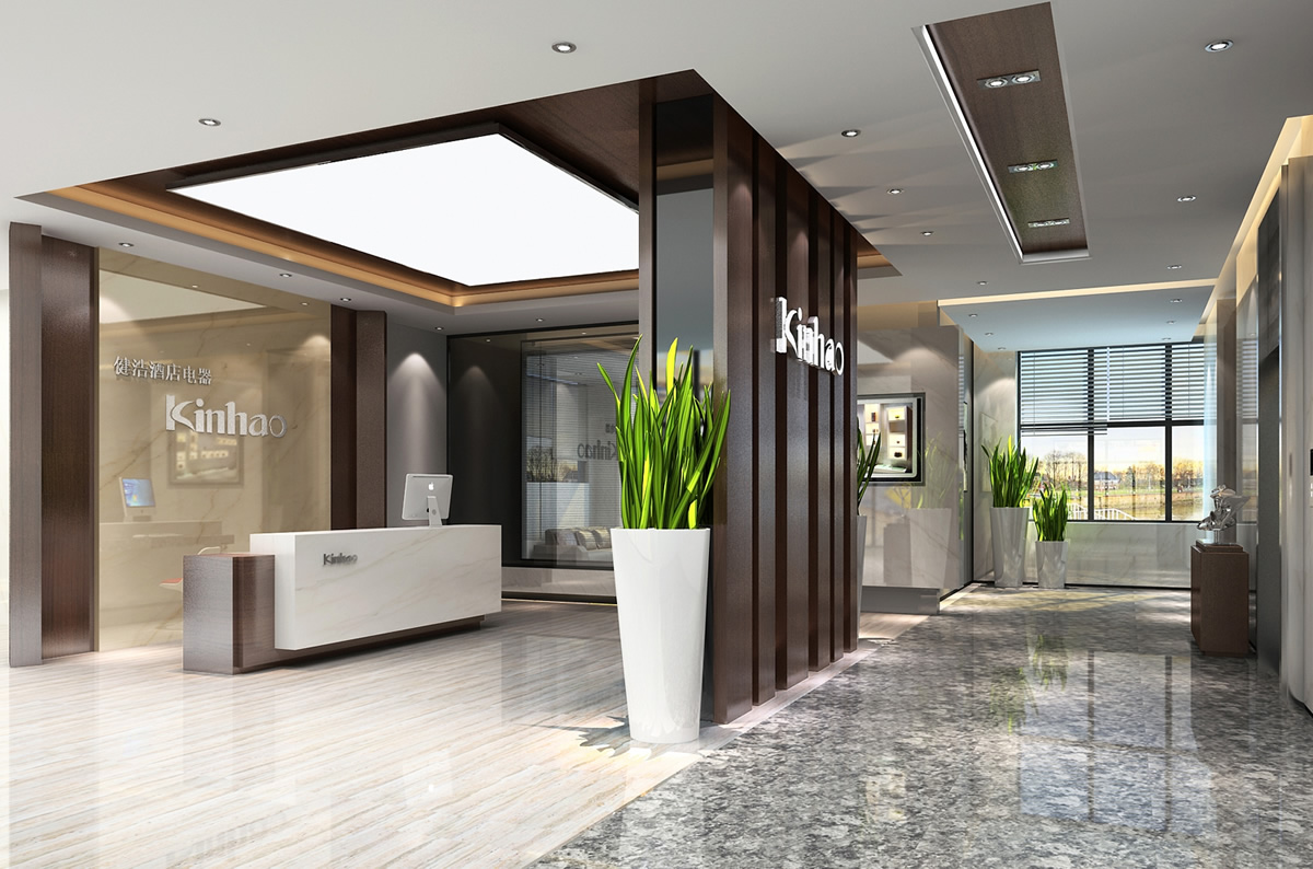 吴山健浩3000m²现代简约办公楼装修项目(图5)