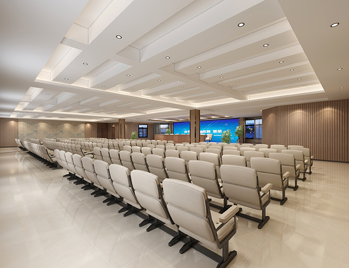 芜湖华威5400平方新中式办公楼装修(图3)