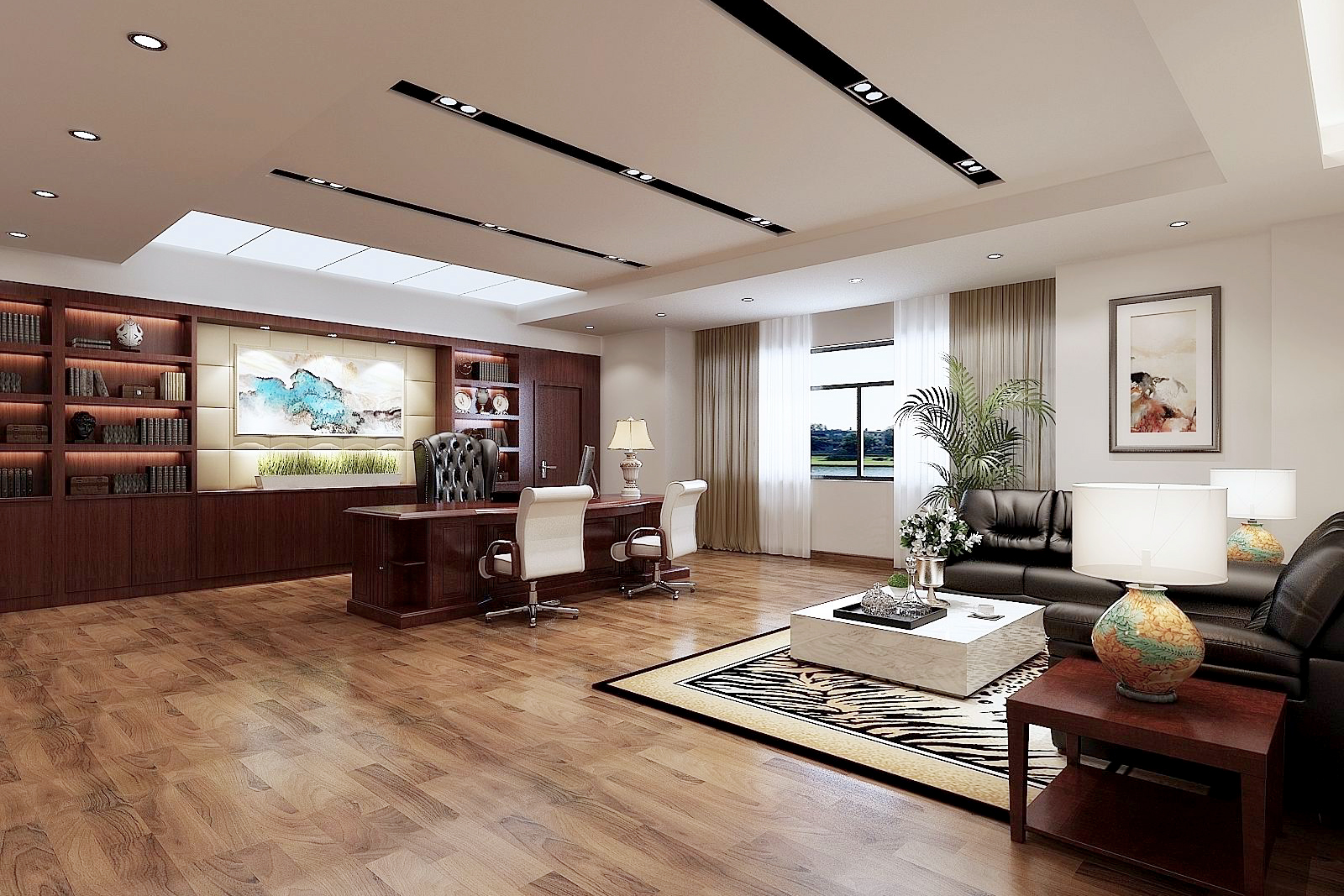 合肥九牧1000平方办公室装修(图3)