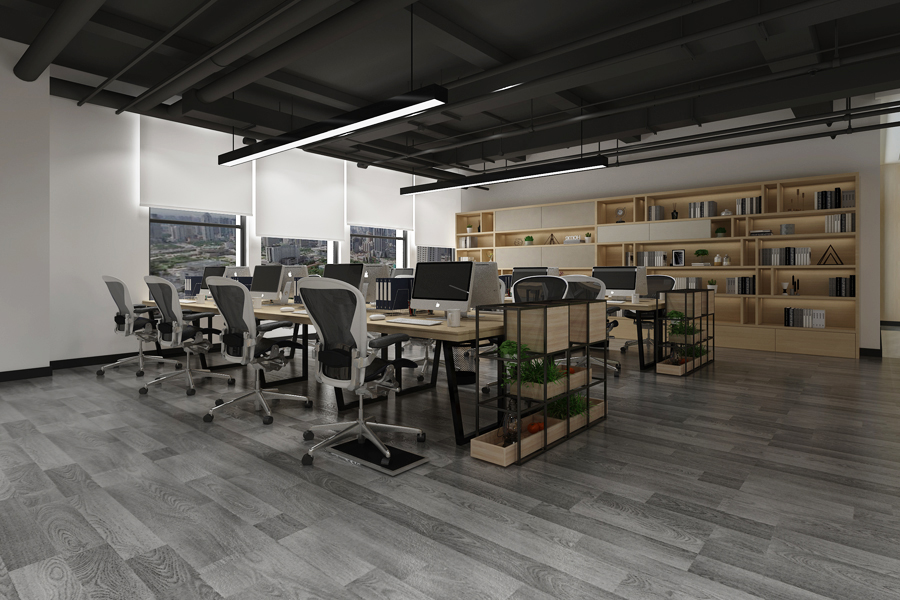 合肥600平半山装饰分公司工业风装修设计案例(图3)