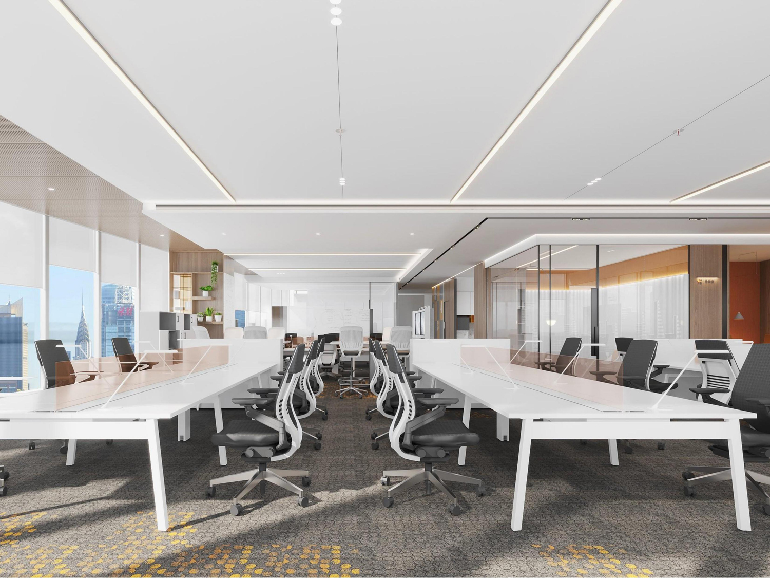 办公室设计-如何设计一个好的开敞办公室空间(图2) 办公室设计-如何设计一个好的开敞办公室空间(图2)