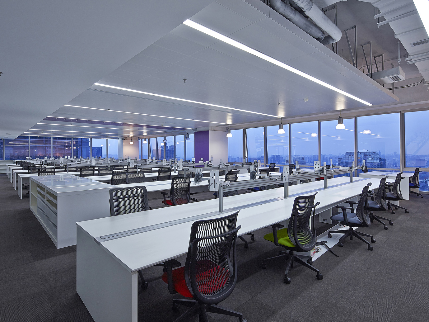 滁州1200㎡现代简约办公室装修设计项目(图1)