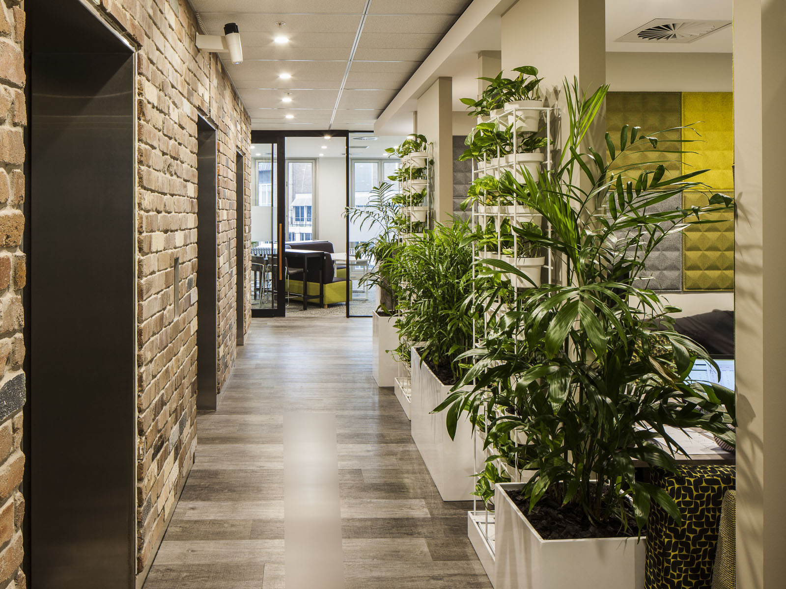 芜湖1600平方现代简约办公室装修设计案例(图3)