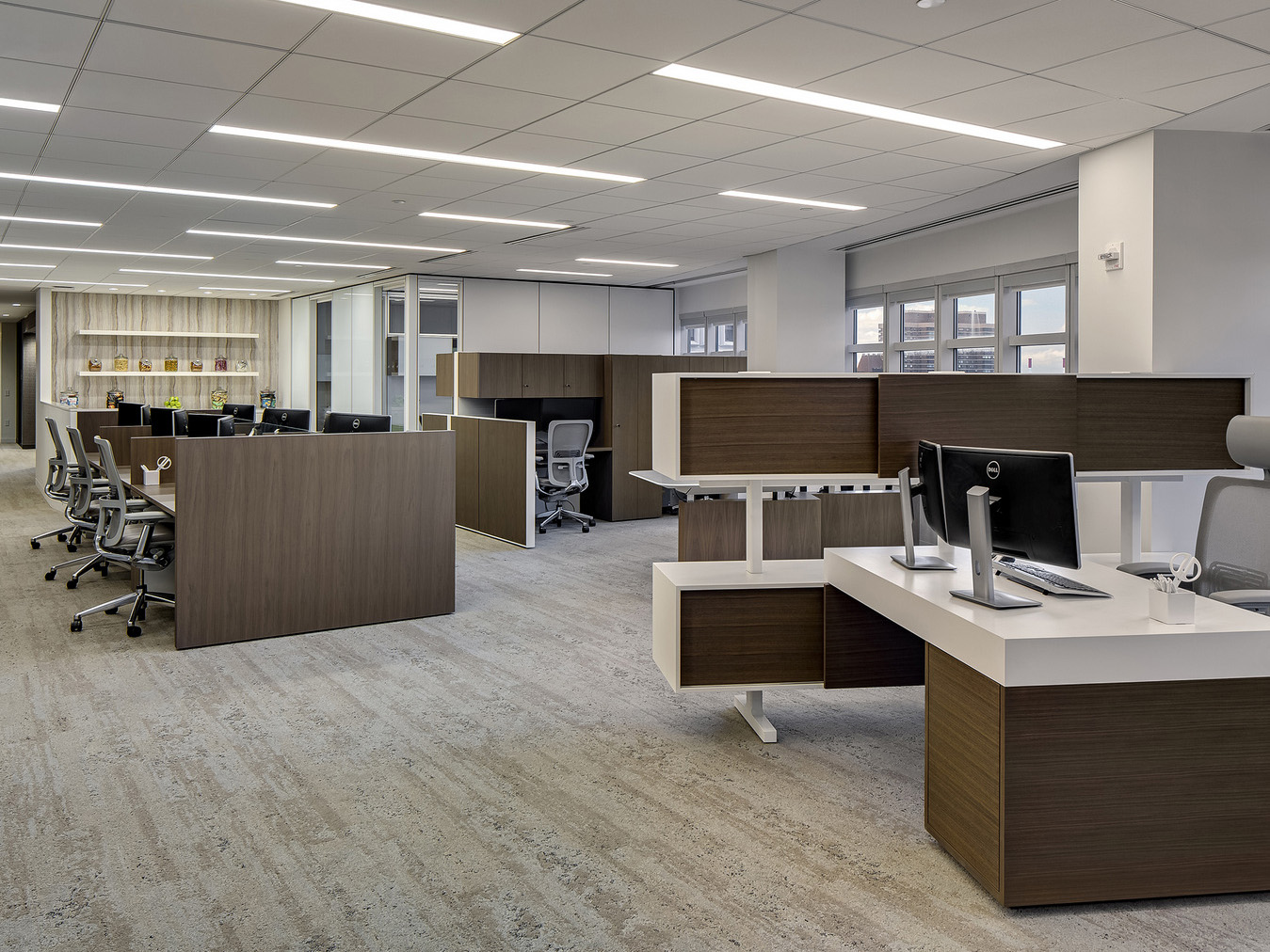 合肥政务区2600平方现代简约风办公室装修设计项目(图3)