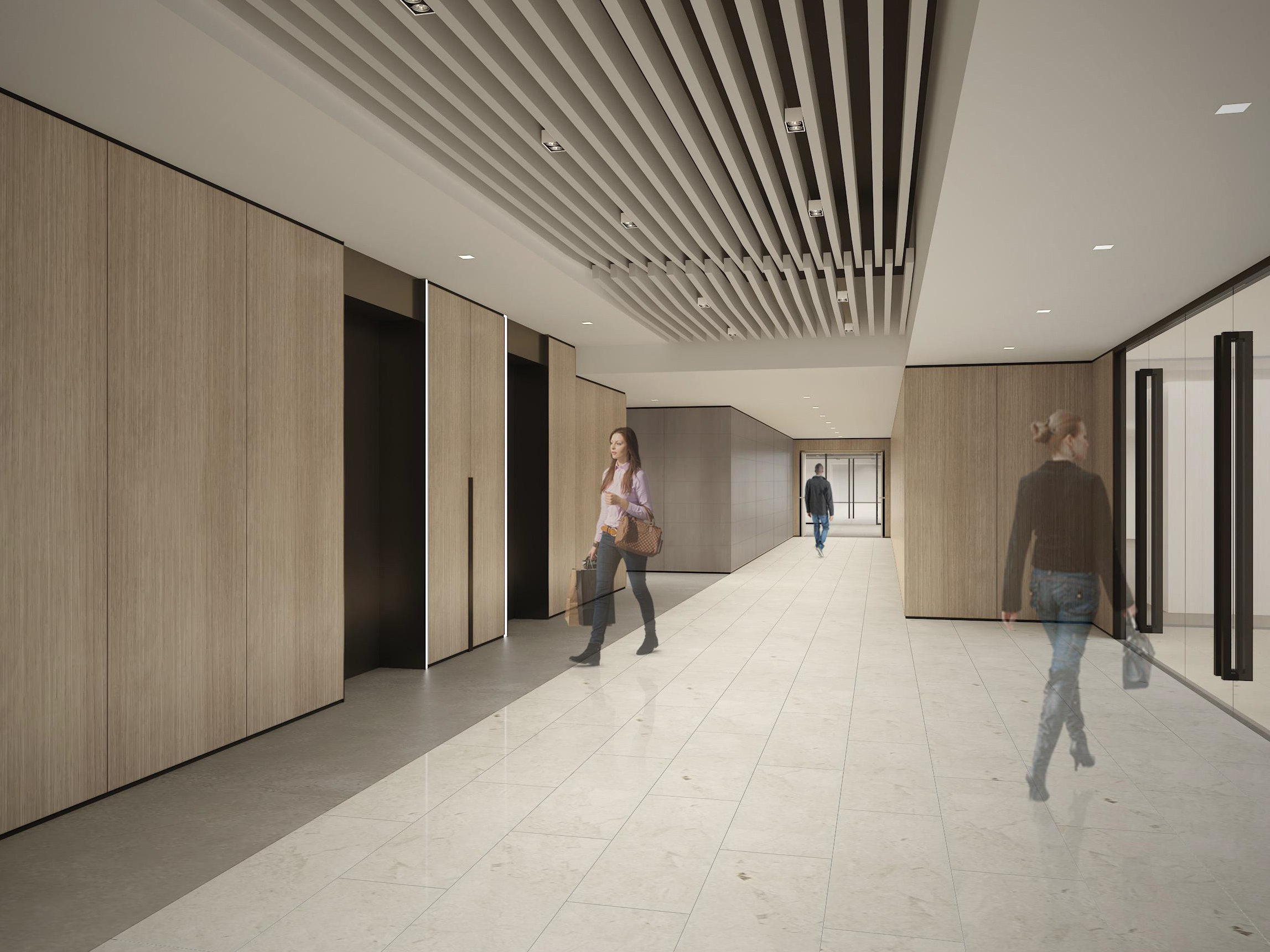 办公室装修时，地面材料选择什么呢？地砖？地板？(图1)