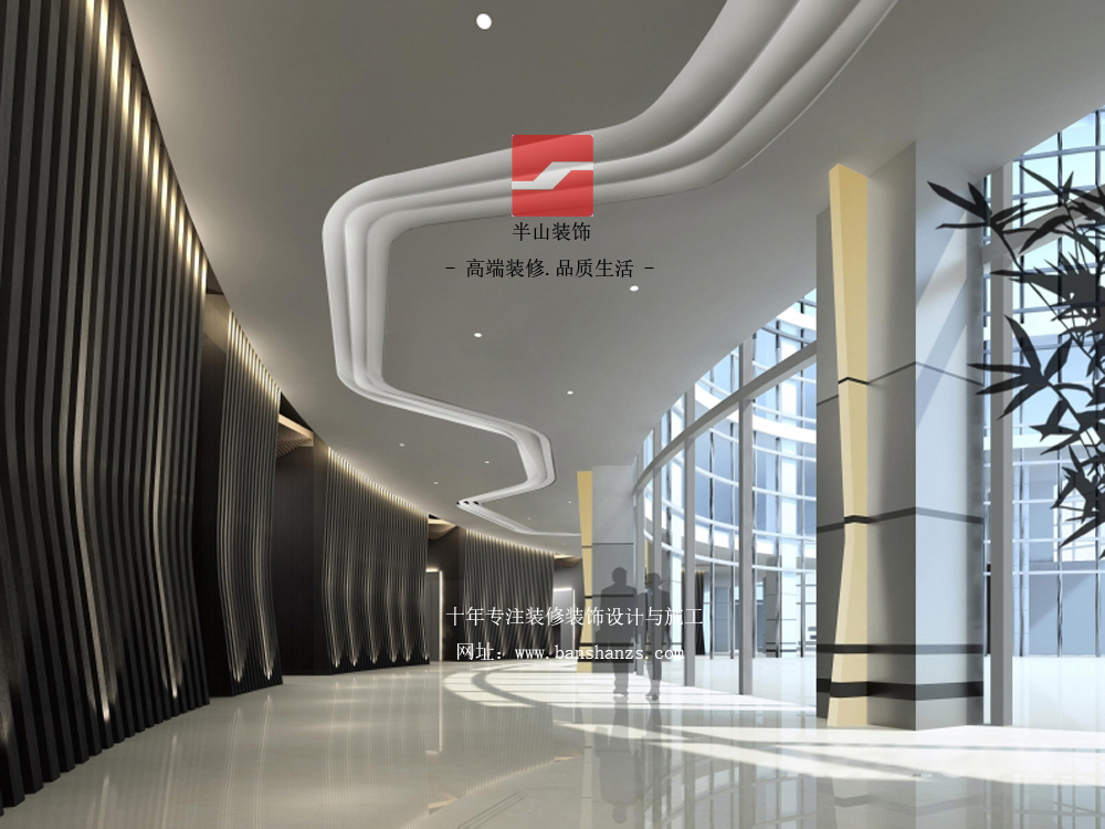 安徽广播电视中心办公楼装修设计(图3)