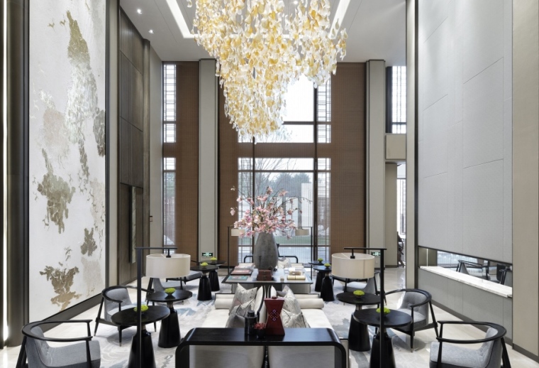 安庆新中式售楼部装修设计项目(图3)