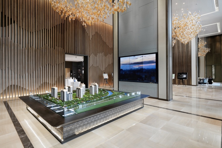 安庆新中式售楼部装修设计项目(图4)