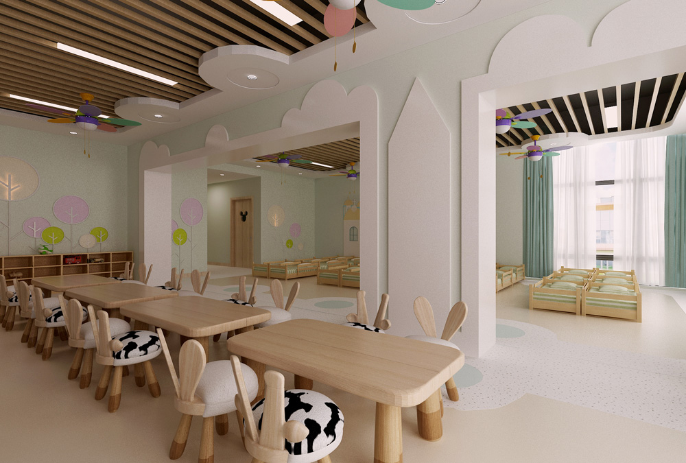 皖新文化广场2300平方幼儿园装修设计项目(图6)