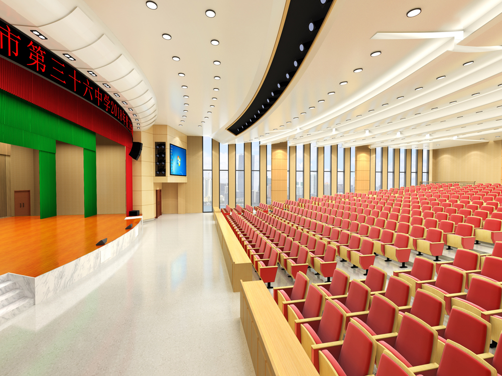 合肥市第三十六中报告厅装修(图2)